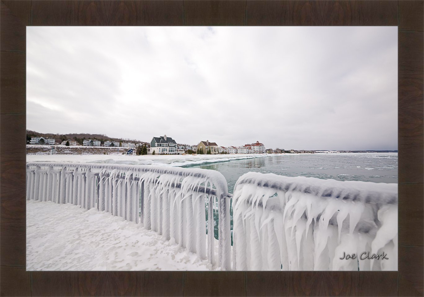 Bay Harbor in Winter 3 by Joe Clark R60545