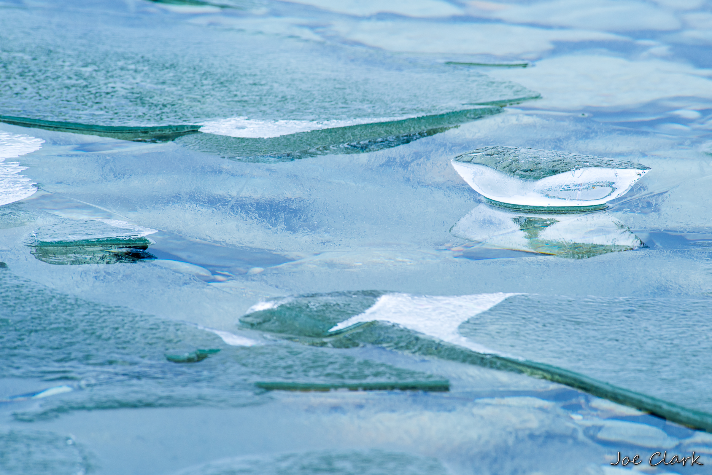 Ice Reflections by Joe Clark American landscape Photographer