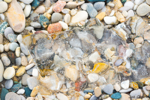 Ice and Pebbles 3 by Joe Clark American landscape Photographer