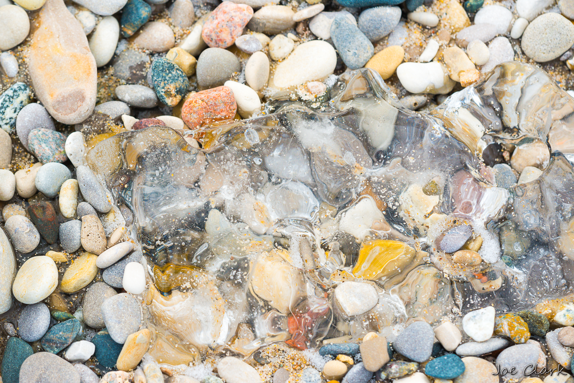 Ice and Pebbles 3 by Joe Clark American landscape Photographer