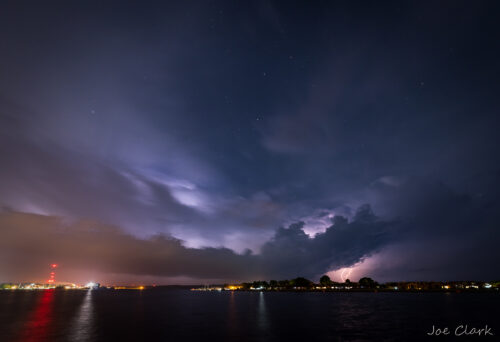 Lightning over Crosswinds by Joe Clark American landscape Photographer
