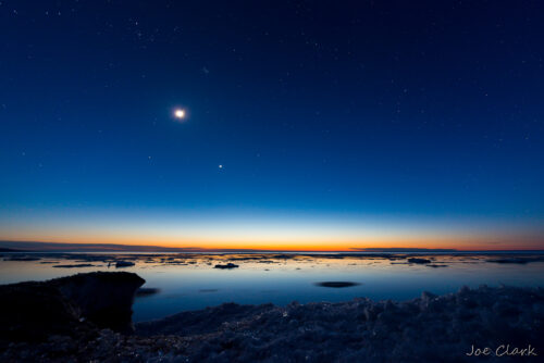 Moonlit Sunset by Joe Clark American landscape Photographer