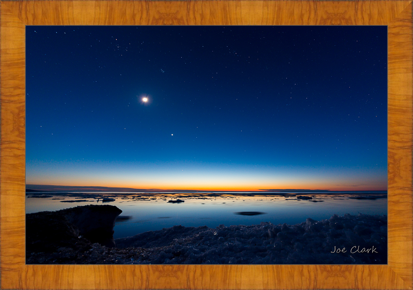 Moonlit Sunset by Joe Clark R60583