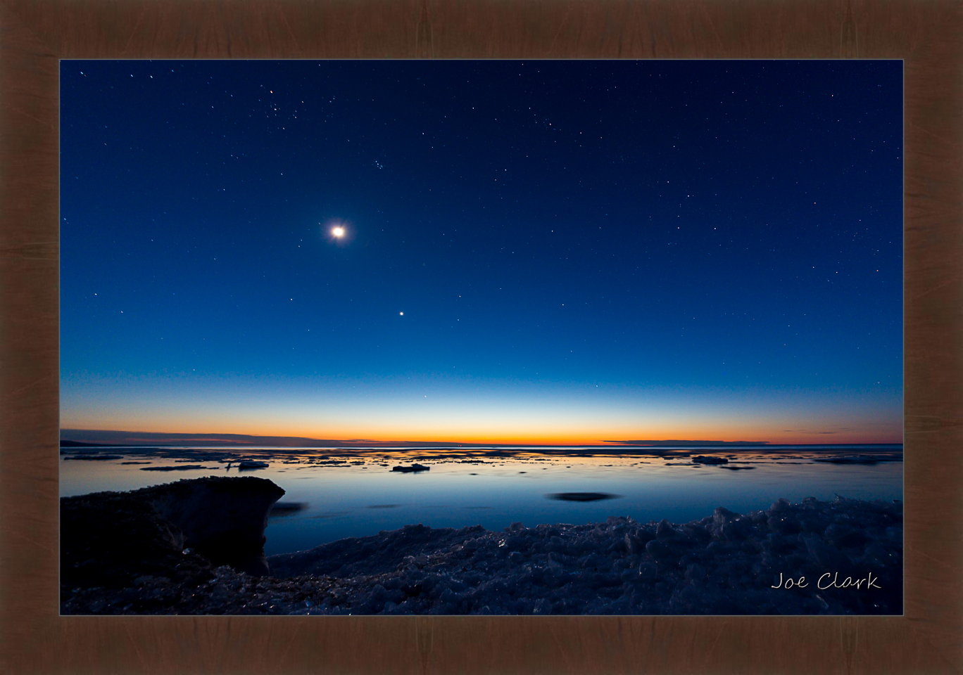 Moonlit Sunset by Joe Clark R60587