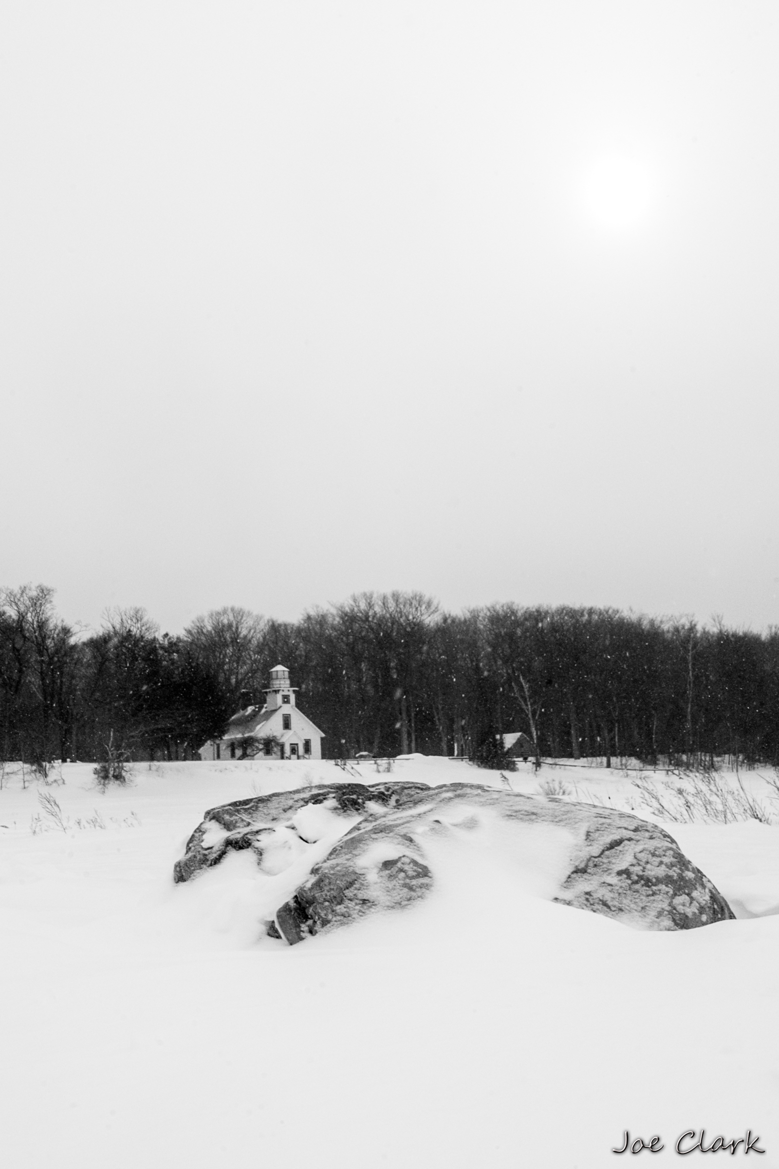 Old Mission in Winter by Joe Clark American landscape Photographer