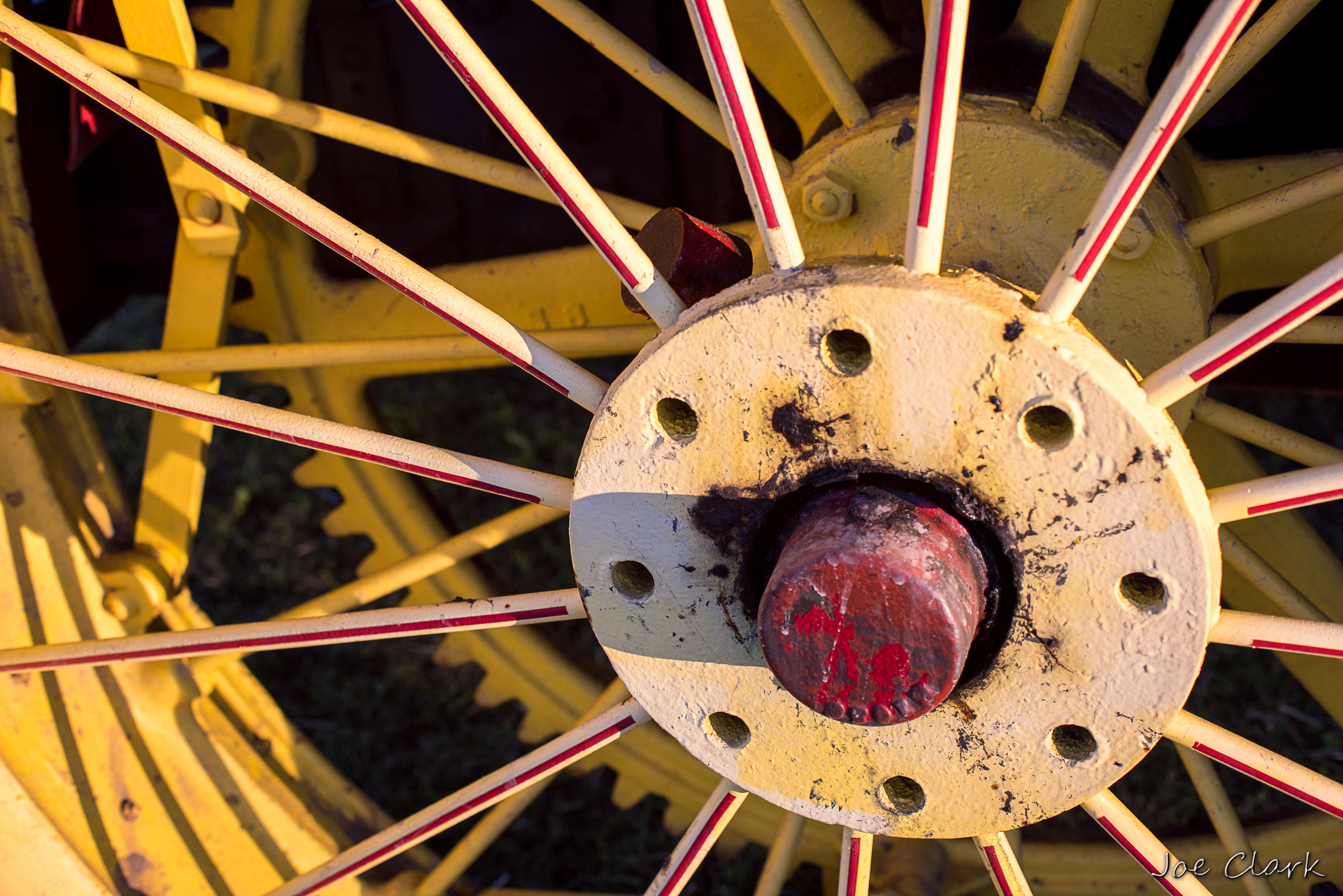 Tractor Wheel 2 by Joe Clark American landscape Photographer