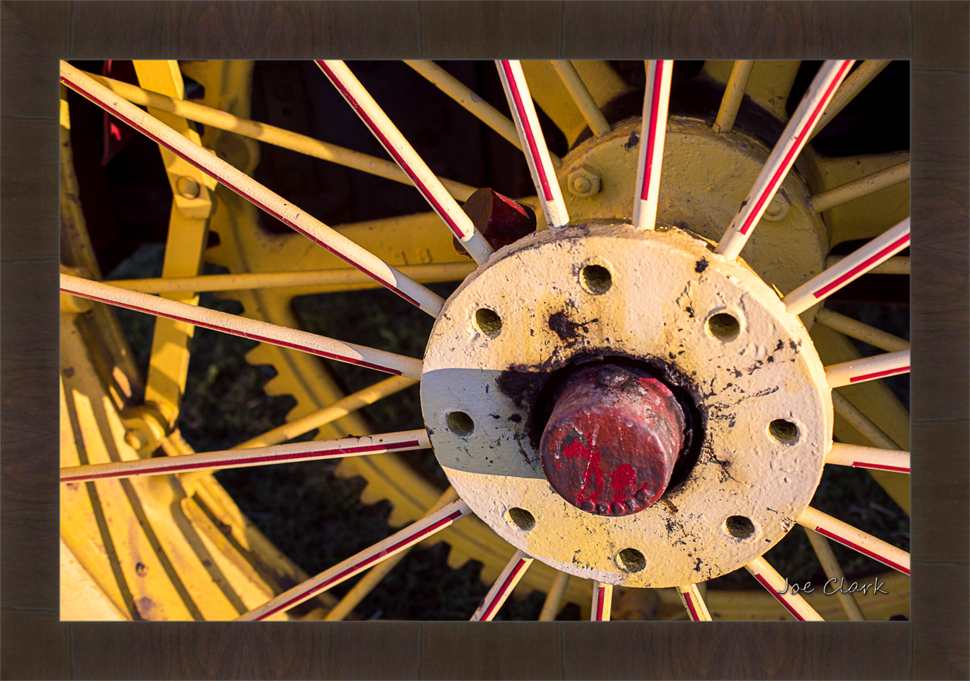 Tractor Wheel 2 by Joe Clark R60545