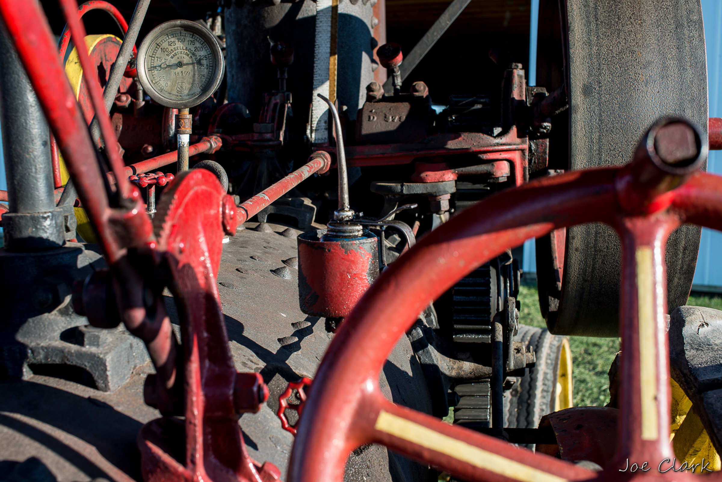 Detail 3, Steam Tractor by Joe Clark American landscape Photographer