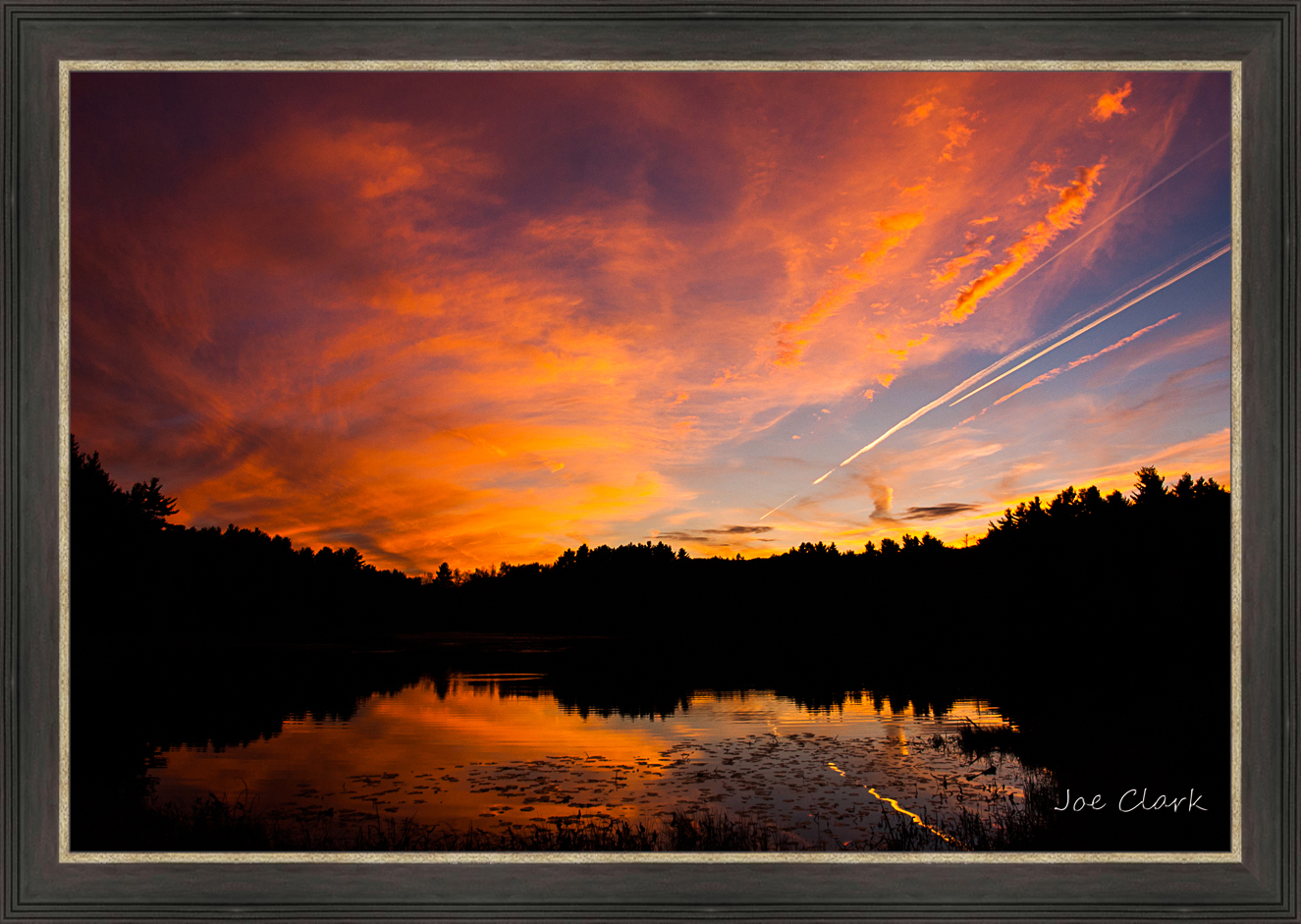 Resovoir sunset. by Joe Clark L638120