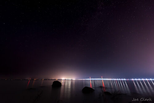 Stars over the Straights by Joe Clark American landscape Photographer