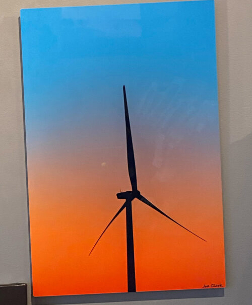 Windmill Sunset 20x30 Metal
