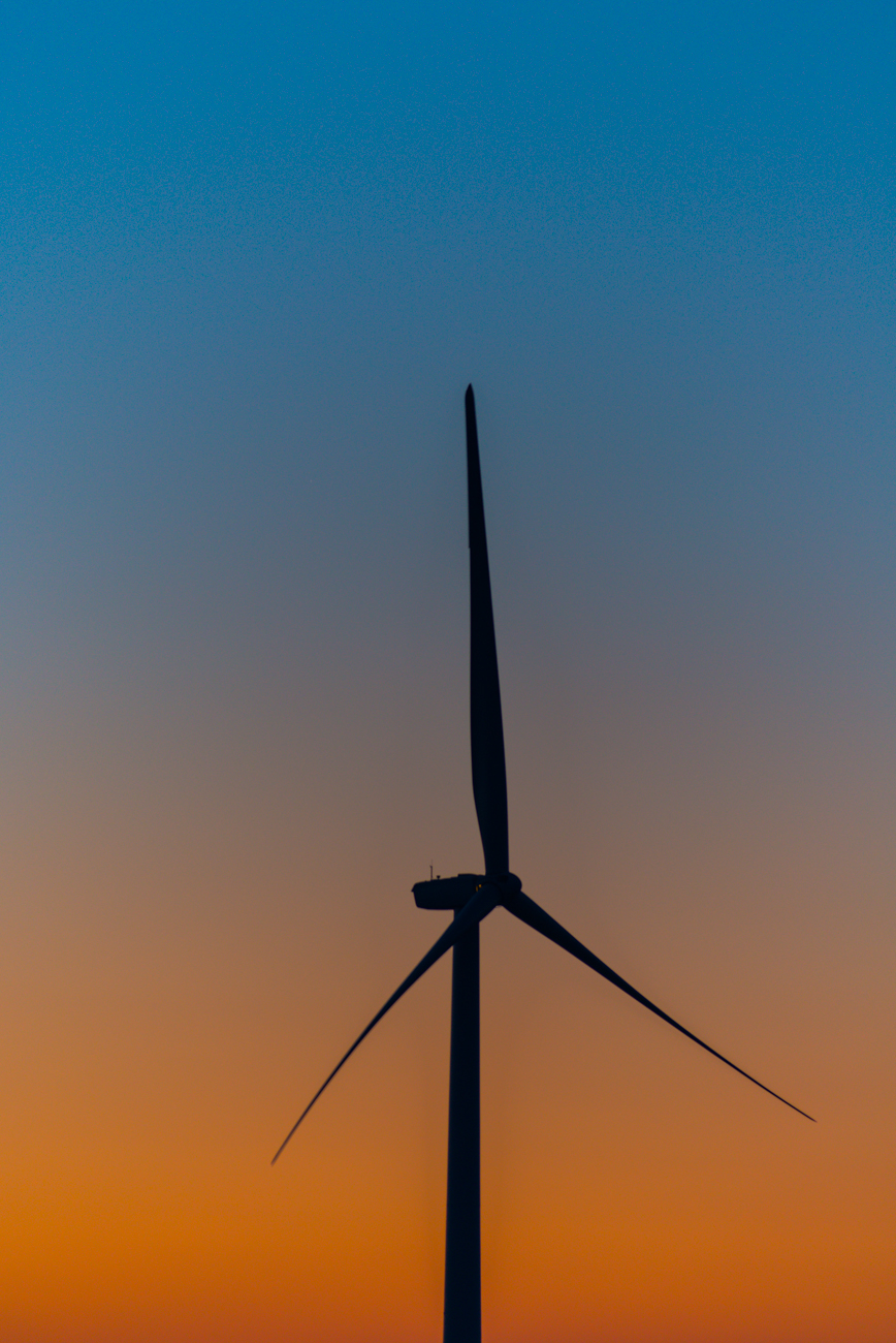 Sunset Windmill. By Joe Clark.